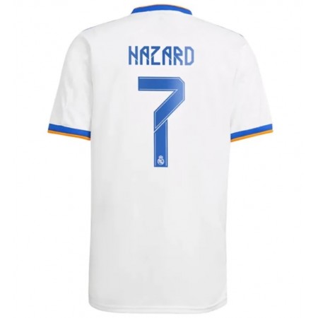 Billiga Fotbollströjor Real Madrid Eden Hazard 7 Hemma tröja 2021/22 Kortärmad